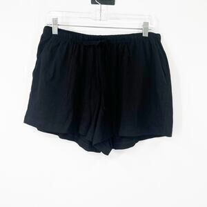 Skin Worldwide Casey Organic Pima Cotton Shorts Black
